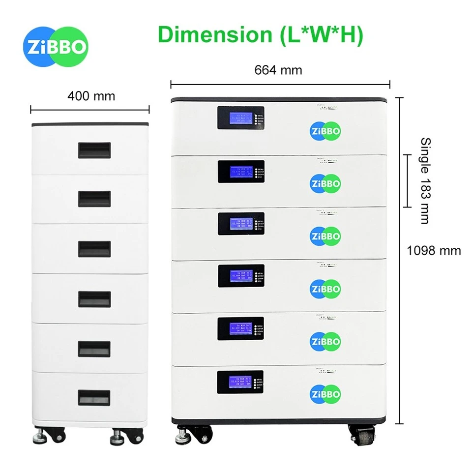 48V Stacked LiFePO4 Battery 600Ah 30KWH Lithium Iron Batteries