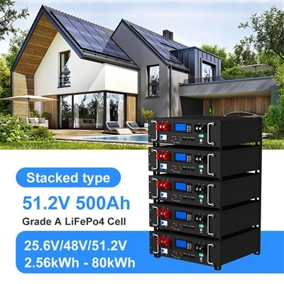 Saules litija akumulatora komplekts 51.2v 500ah 25kwh servera statīva baterijas